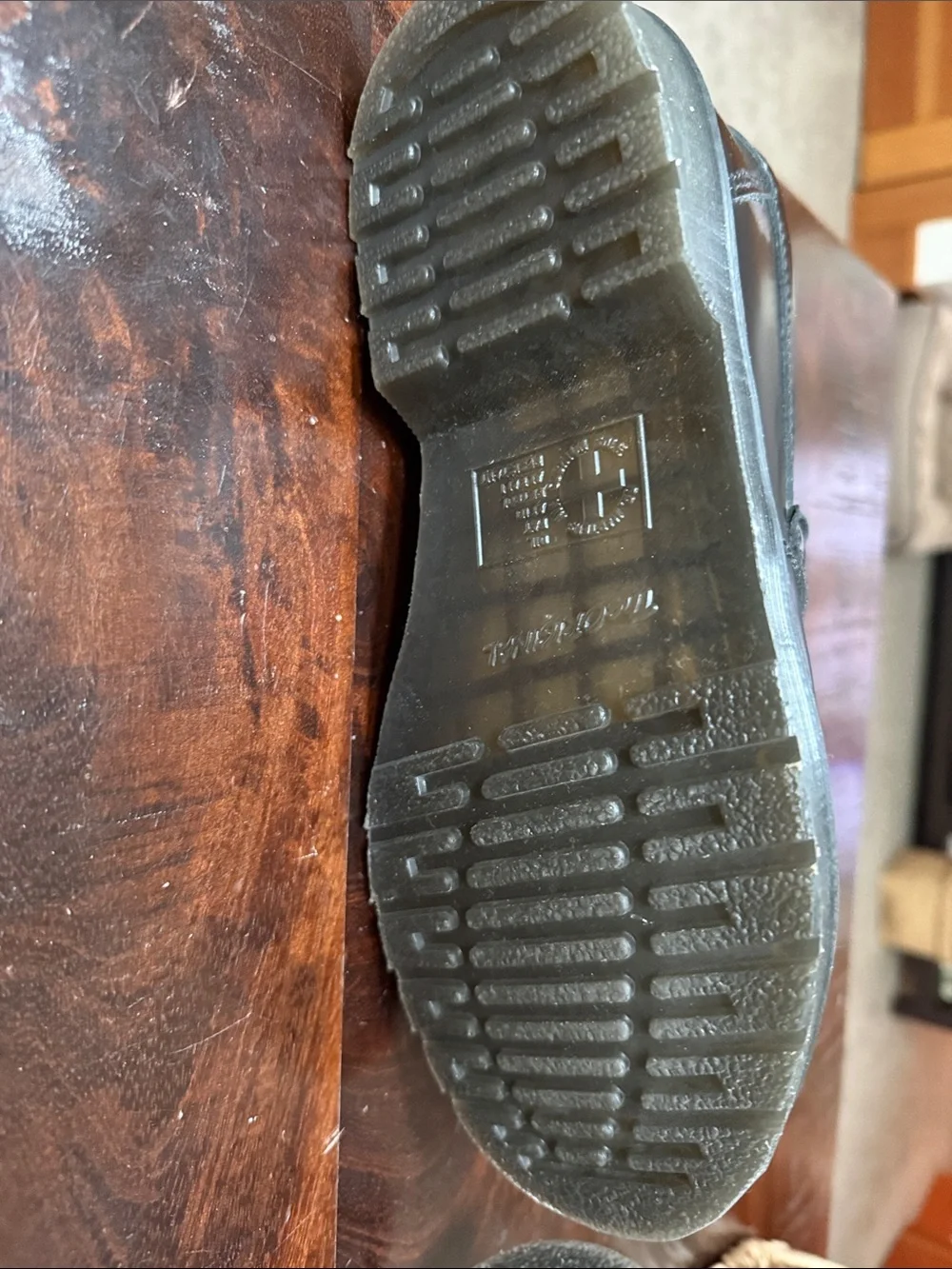 Dr. Martens Black Patent Kiltie Loafer with Gold Bit - worn once! - Picture 6 of 7